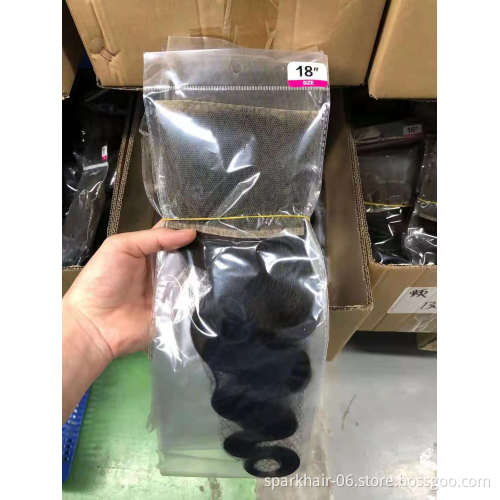 Factory Outlet Top Quality Thin HD Lace Frontal Closure,Transparent Swiss Lace Frontal Vendor,Film Transparent HD Lace Frontal
